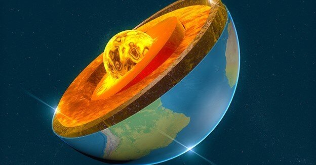 Магнитное поле Земли, возможно, породила мантия планеты, а не ядро