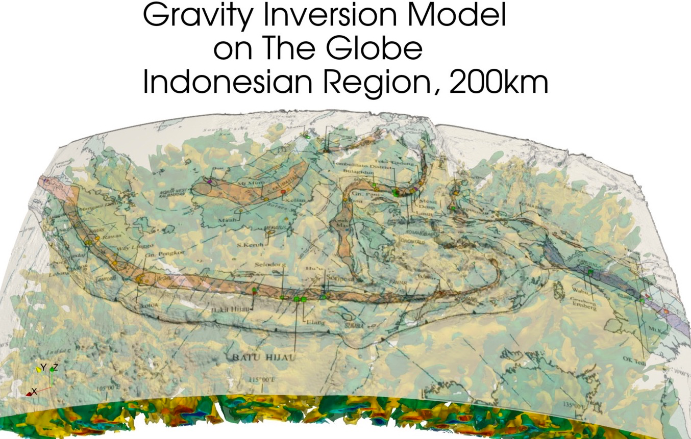 Как визуализировать и анимировать (геофизические) модели - 2 Gravity Inversion Model on The Globe.png