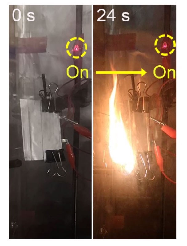 В Стэнфорде сделали литиево-ионную батарею, которая работает даже в огне