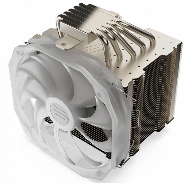 Конструкция процессорной системы охлаждения SilentiumPC Fortis 3 EVO ARGB включает 140-миллиметровый вентилятор Pulsar HP ARGB 