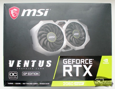 Новая статья: Обзор видеокарты MSI GeForce RTX 2060 SUPER Ventus GP OC: укрощённая ветром