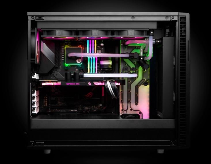 EK-Quantum Reflection Fractal ATX D5 PWM D-RGB — агрегат СЖО, созданный специально для систем в корпусах Fractal Design