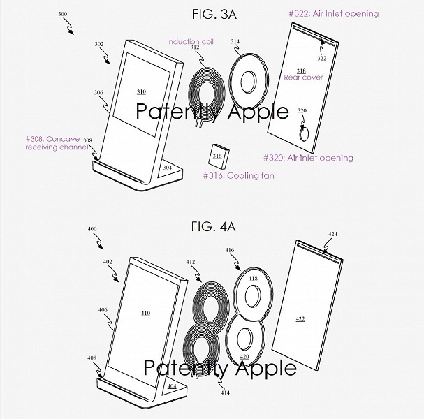 Apple патентует беспроводную зарядку, заряжающую устройства в нескольких положениях