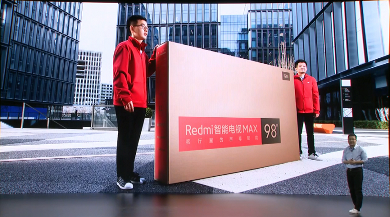 Представлен гигантский телевизор Redmi Max 98