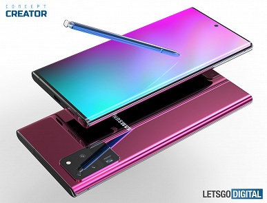 Таким будет Samsung Galaxy Note 20 Plus. Ожидаемые характеристики и рендеры флагманского планшетофона - 1 Таким будет Samsung Galaxy Note 20 Plus. Ожидаемые характеристики и рендеры флагманского планшетофона