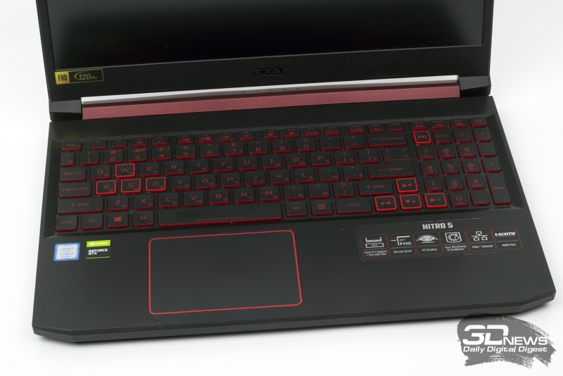 Новая статья: Обзор игрового ноутбука Acer Nitro 5 AN515-54-56MH: просто добавь памяти