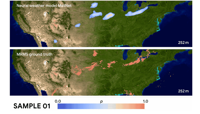 Google научила нейросеть предсказывать погоду на восемь часов вперёд - 1