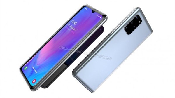 Складной флагман Samsung Galaxy Fold 2 похож на Huawei P40 Pro+ на новых рендерах