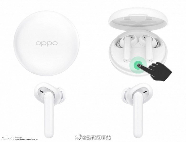Три пары новых беспроводных наушников Oppo на официальных рендерах - 1 Три пары новых беспроводных наушников Oppo на официальных рендерах