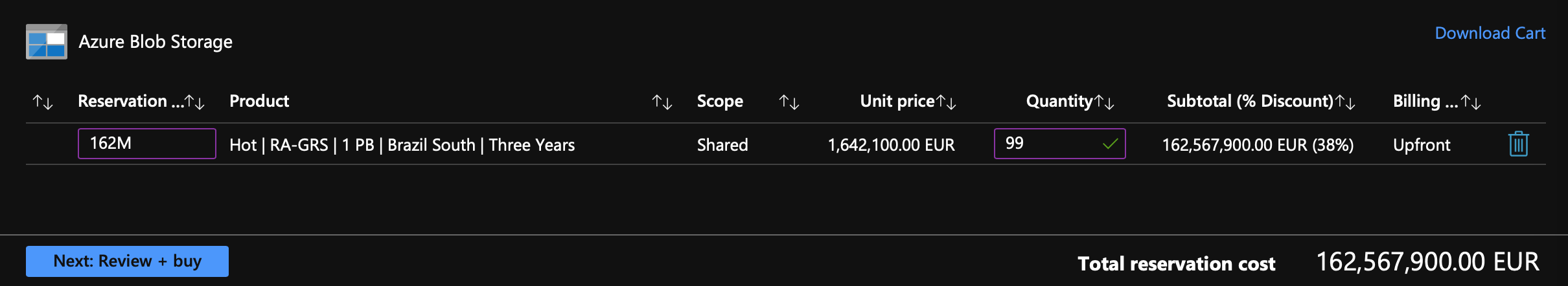 Скука на карантине. Как потратить больше всего денег в Azure одним щелчком мыши - 8 Скука на карантине. Как потратить больше всего денег в Azure одним щелчком мыши - 8