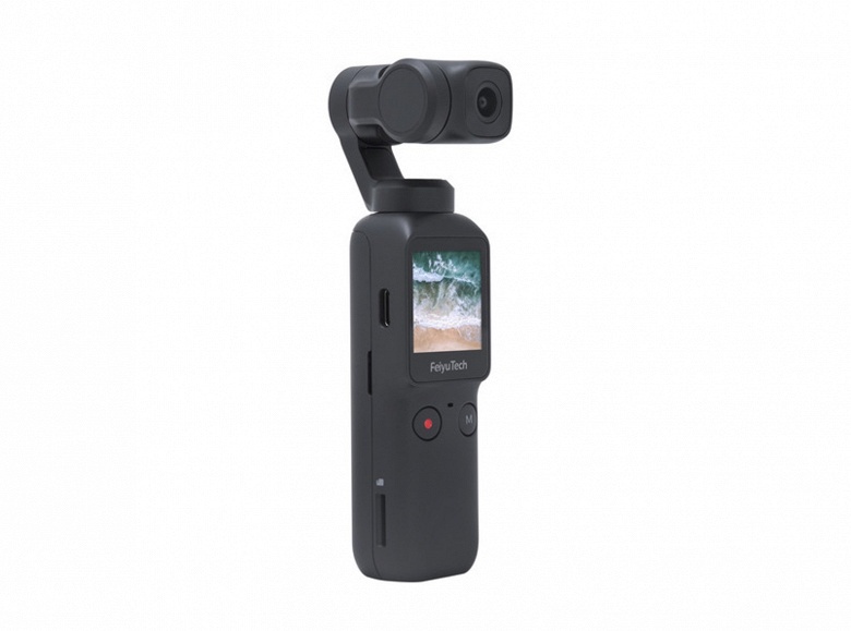 Камера FeiyuTech 4K Feiyu Pocket очень напоминает DJI Osmo Pocket, но стоит на 120 долларов меньше