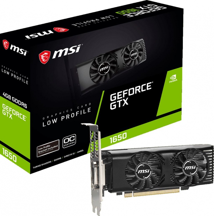 MSI, Gigabyte и INNO3D показали видеокарты GeForce GTX 1650 с памятью GDDR6