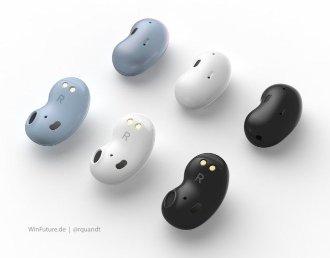 Дизайн интереснее, чем у AirPods. Беспроводные наушники Samsung Galaxy Buds нового поколения удивляет своим внешним видом