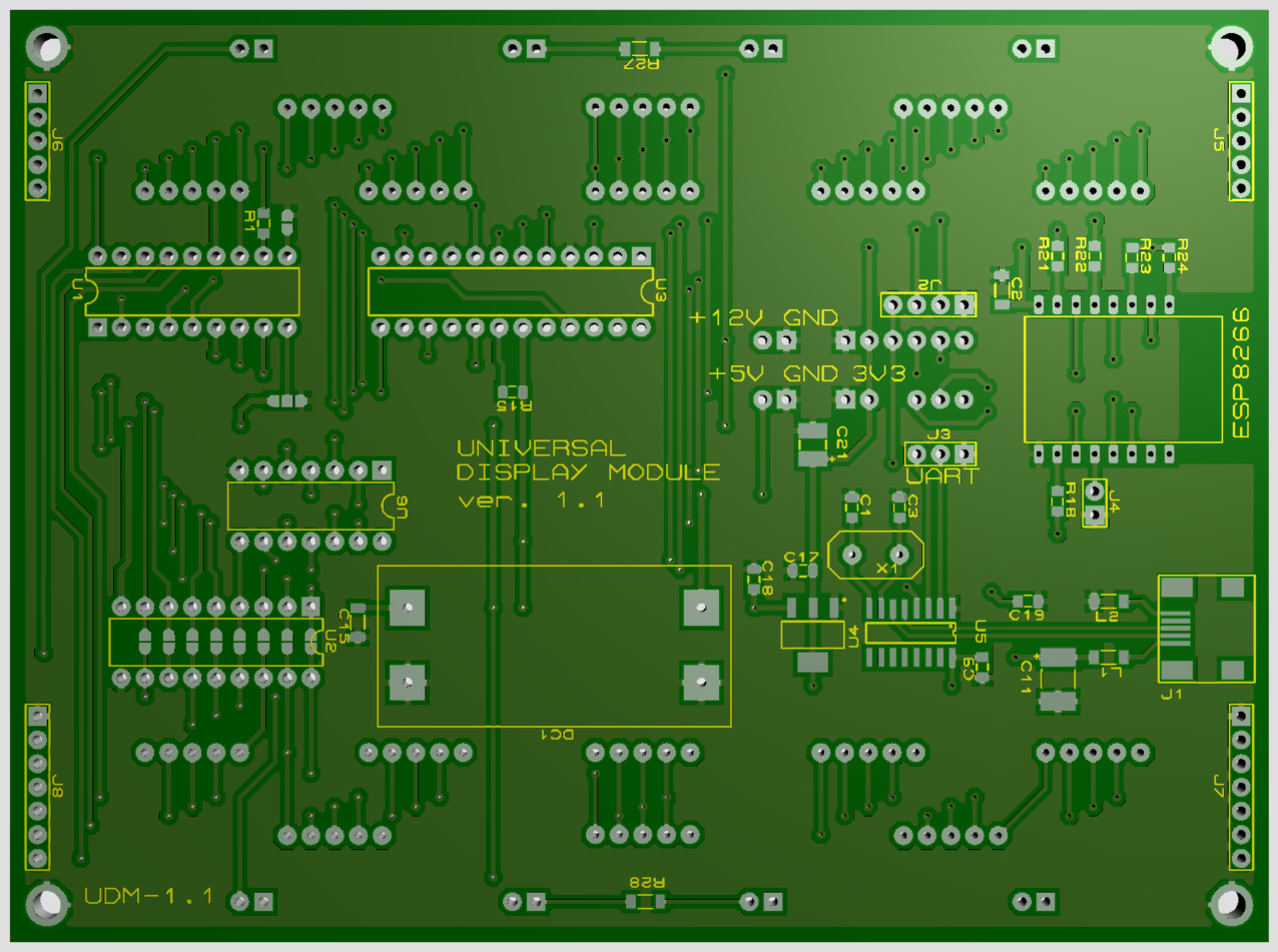 UDM PCB bottom view