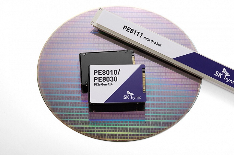 Твердотельные накопители SK Hynix серии PE8000 оснащены интерфейсом PCIe Gen4 
