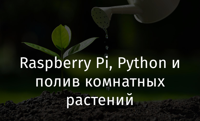 Raspberry Pi, Python и полив комнатных растений - 1