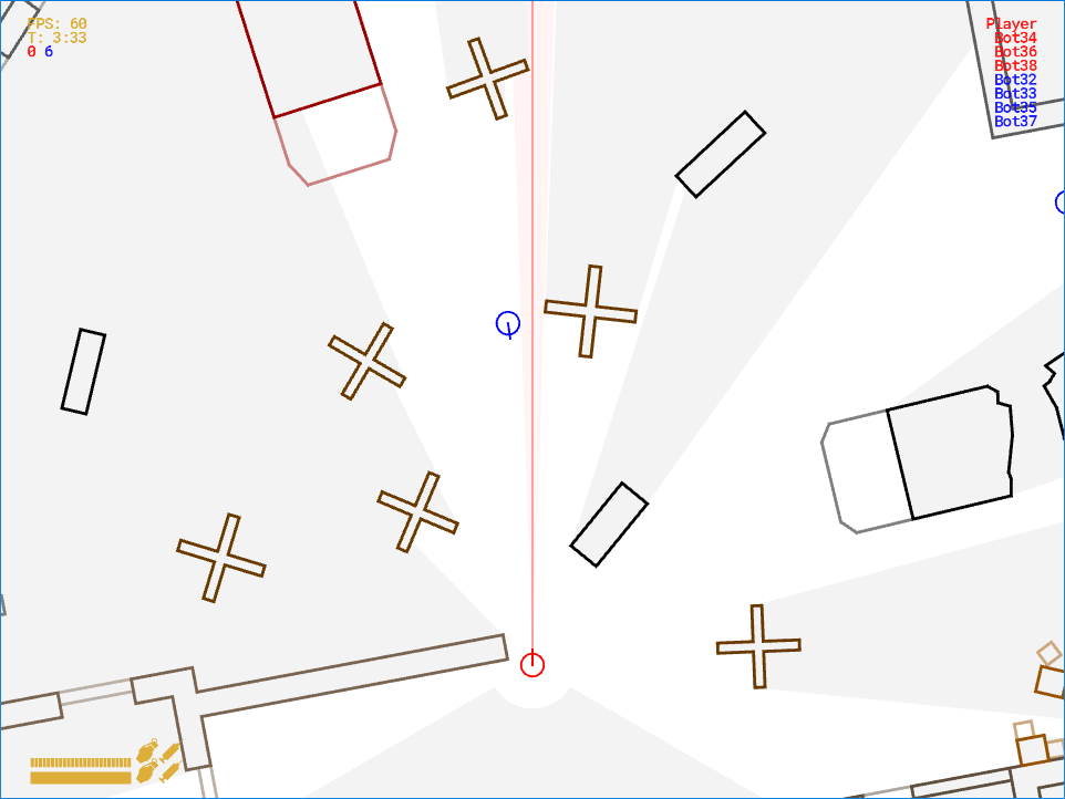 Реалистичный боевой ИИ для 2D-игры - 3