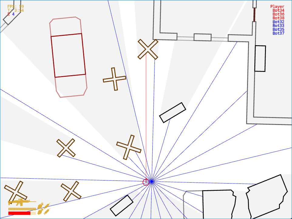 Реалистичный боевой ИИ для 2D-игры - 5