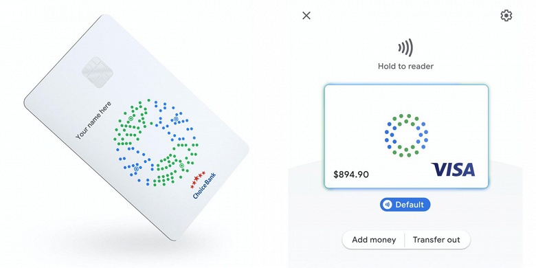 Google подготовила собственную умную банковскую карту