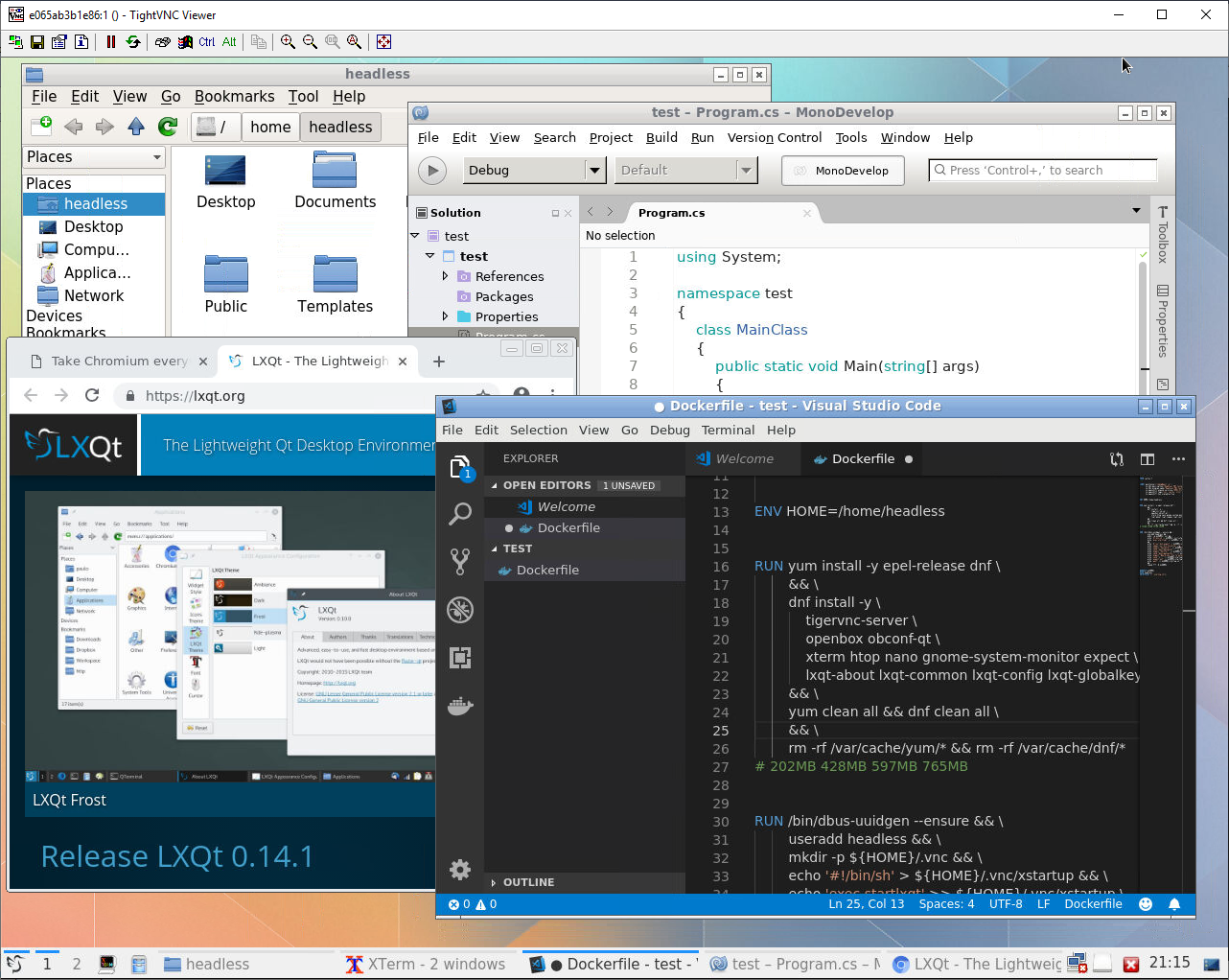 Рабочая станция в Docker контейнере - 3 image
