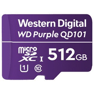 В картах памяти WD Purple QD101 Ultra Endurance microSDXC используется память с ресурсом 500 перезаписей