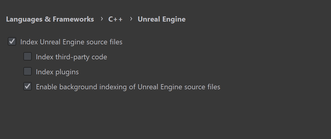 JetBrains Rider — теперь для Unreal Engine - 8 Performance options