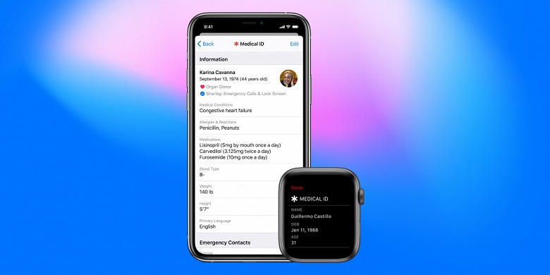 Умные часы Apple смогут спасть ещё больше жизней. Новая функция объединит Medical ID и Emergency SOS - 1 Умные часы Apple смогут спасть ещё больше жизней. Новая функция объединит Medical ID и Emergency SOS
