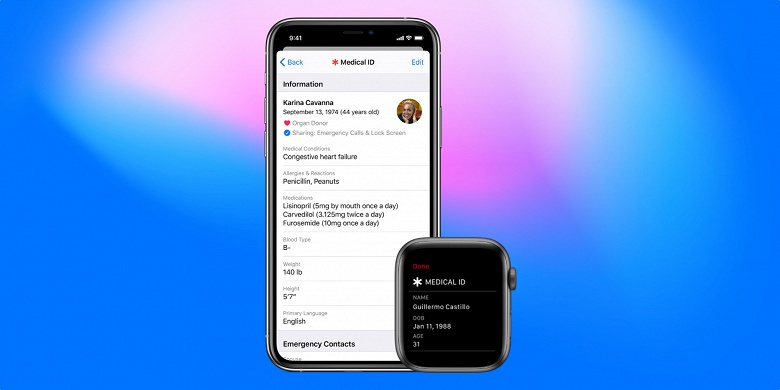 Умные часы Apple смогут спасть ещё больше жизней. Новая функция объединит Medical ID и Emergency SOS