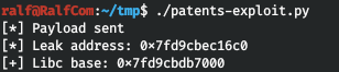 HackTheBox. Прохождение Patents. XXE через файлы DOCX, LFI to RCE, GIT и ROP-chain - 50 image