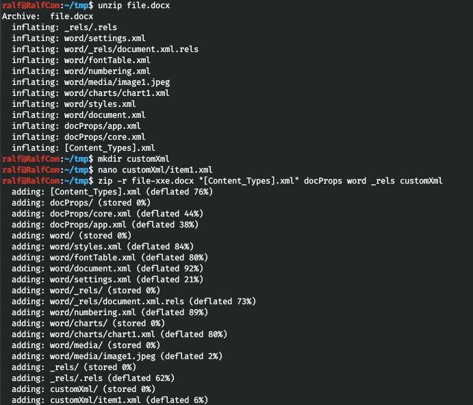 HackTheBox. Прохождение Patents. XXE через файлы DOCX, LFI to RCE, GIT и ROP-chain - 7 image