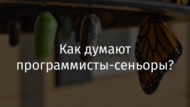 Как думают программисты-сеньоры? - 1 Как думают программисты-сеньоры? - 1