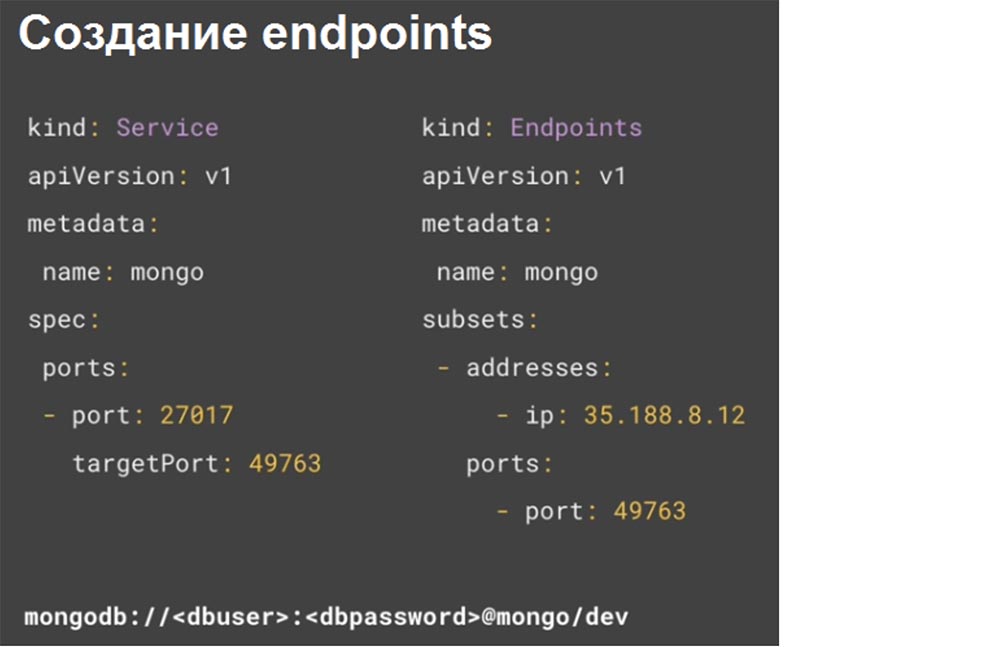 Лучшие практики Kubernetes. Маппинг внешних сервисов - 10