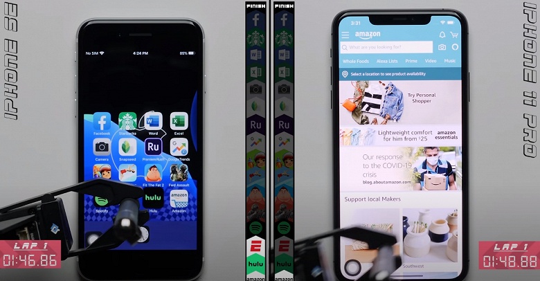 iPhone SE мог бы быть даже быстрее iPhone 11 Pro Max, но его подводит недостаток оперативной памяти