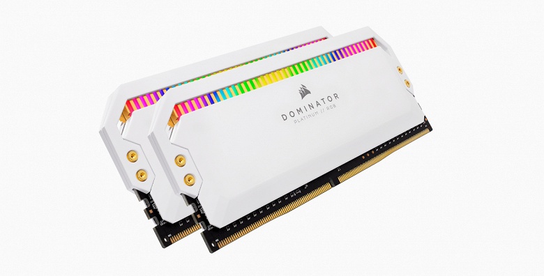 Оперативная память для любителей белого цвета. Corsair представила новые наборы Dominator Platinum RGB - 1 Оперативная память для любителей белого цвета. Corsair представила новые наборы Dominator Platinum RGB