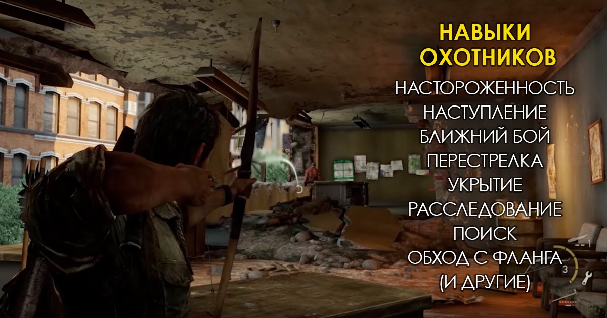 Охотники, щелкуны и Элли: как устроен игровой искусственный интеллект в The Last of Us - 7 Охотники, щелкуны и Элли: как устроен игровой искусственный интеллект в The Last of Us - 7