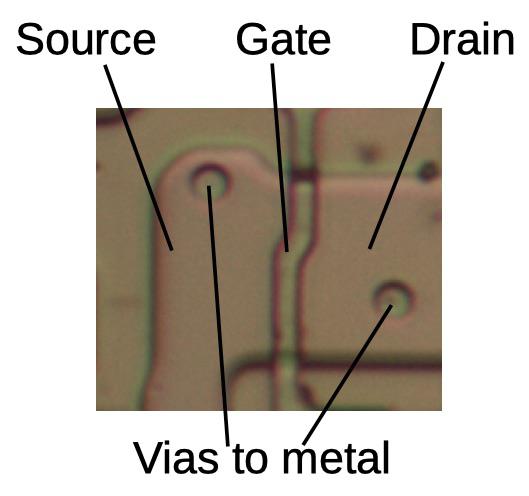 Анализ кристалла сдвигового регистра у математического сопроцессора 8087 - 5 Анализ кристалла сдвигового регистра у математического сопроцессора 8087 - 5