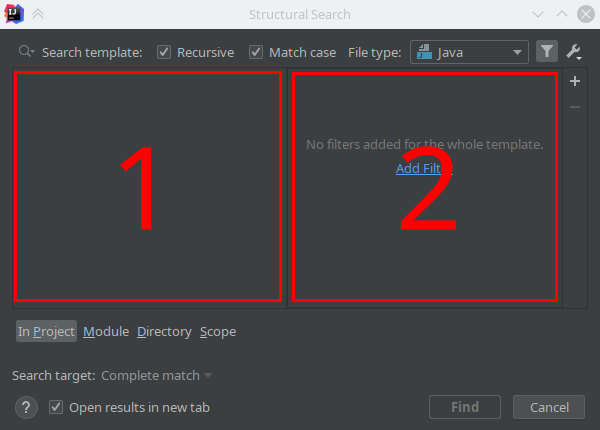 IntelliJ IDEA: Structural Search & Replace - 2