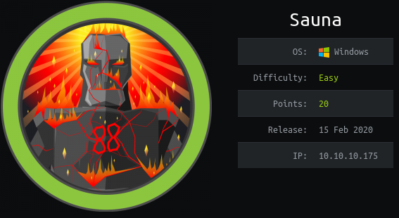 HackTheBox. Прохождение Sauna. LDAP, AS-REP Roasting, AutoLogon, DCSync атака - 1