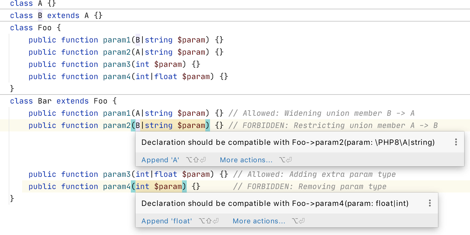 PhpStorm 2020.2: объединенные типы PHP 8, новый движок потока управления, пул-реквесты GitHub, OpenAPI - 10