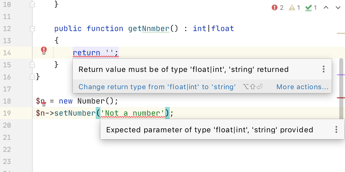 PhpStorm 2020.2: объединенные типы PHP 8, новый движок потока управления, пул-реквесты GitHub, OpenAPI - 5