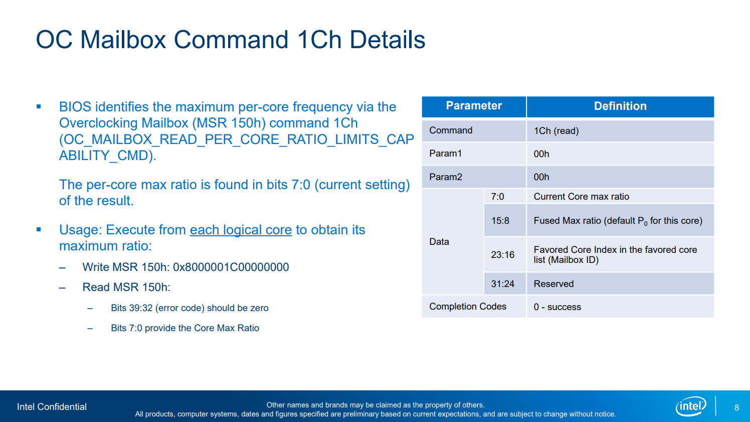 Анализ данных из последнего слива Intel - 7