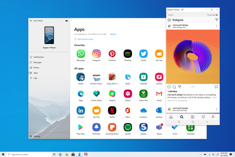 Приложения Android стали доступны для Windows 10