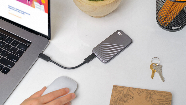 Портативный SSD Western Digital My Passport доступен за 190 долларов при объёме в 1 ТБ - 1 Портативный SSD Western Digital My Passport доступен за 190 долларов при объёме в 1 ТБ