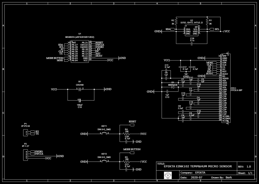 Мини Термометр & гигрометр с E-PAPER на nRF52 — или о том, что пока не выпустили производители - 7