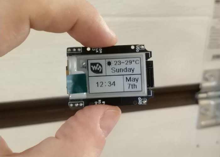 Мини Термометр & гигрометр с E-PAPER на nRF52 — или о том, что пока не выпустили производители - 8