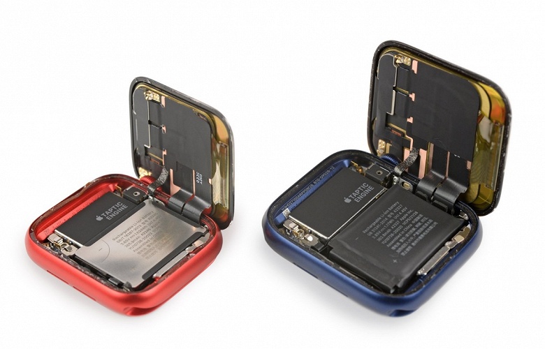 Новые умные часы Apple всё-таки получили более ёмкий аккумулятор. iFixit оценили ремонтопригодность часов - 1 Новые умные часы Apple всё-таки получили более ёмкий аккумулятор. iFixit оценили ремонтопригодность часов