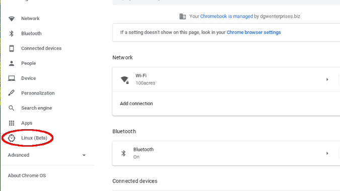 Запуск Linux-приложений на Chromebook - 4