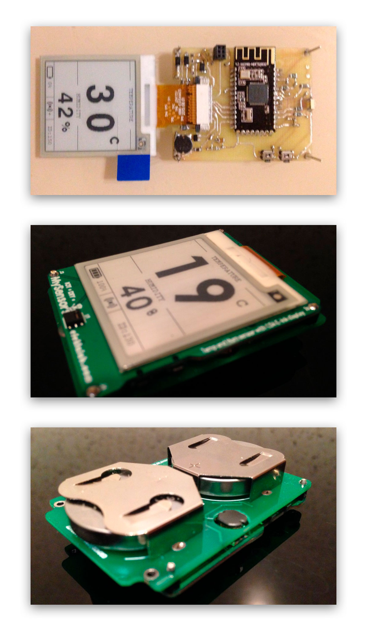 Беспроводной DIY датчик температуры и влажности с e-paper дисплеем - 3 Беспроводной DIY датчик температуры и влажности с e-paper дисплеем - 3