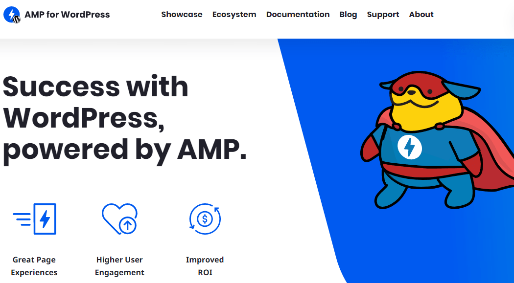 Скриншот: AMP for WordPress